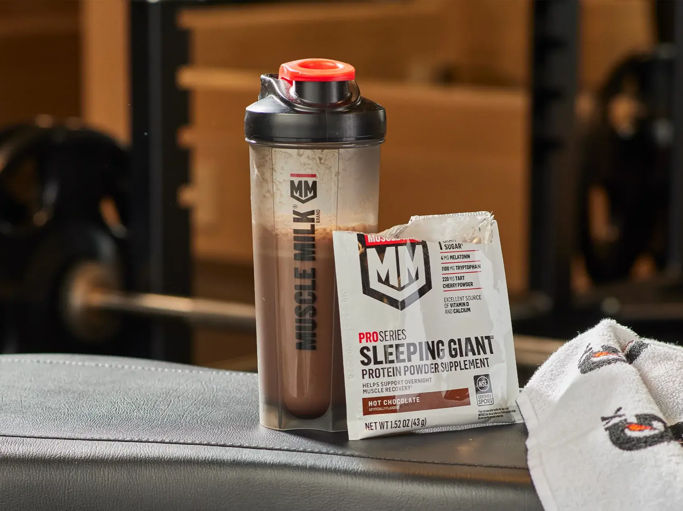 Muscle Milk Shaker Bottle - Transparent - Bottle - PDP Detail 1