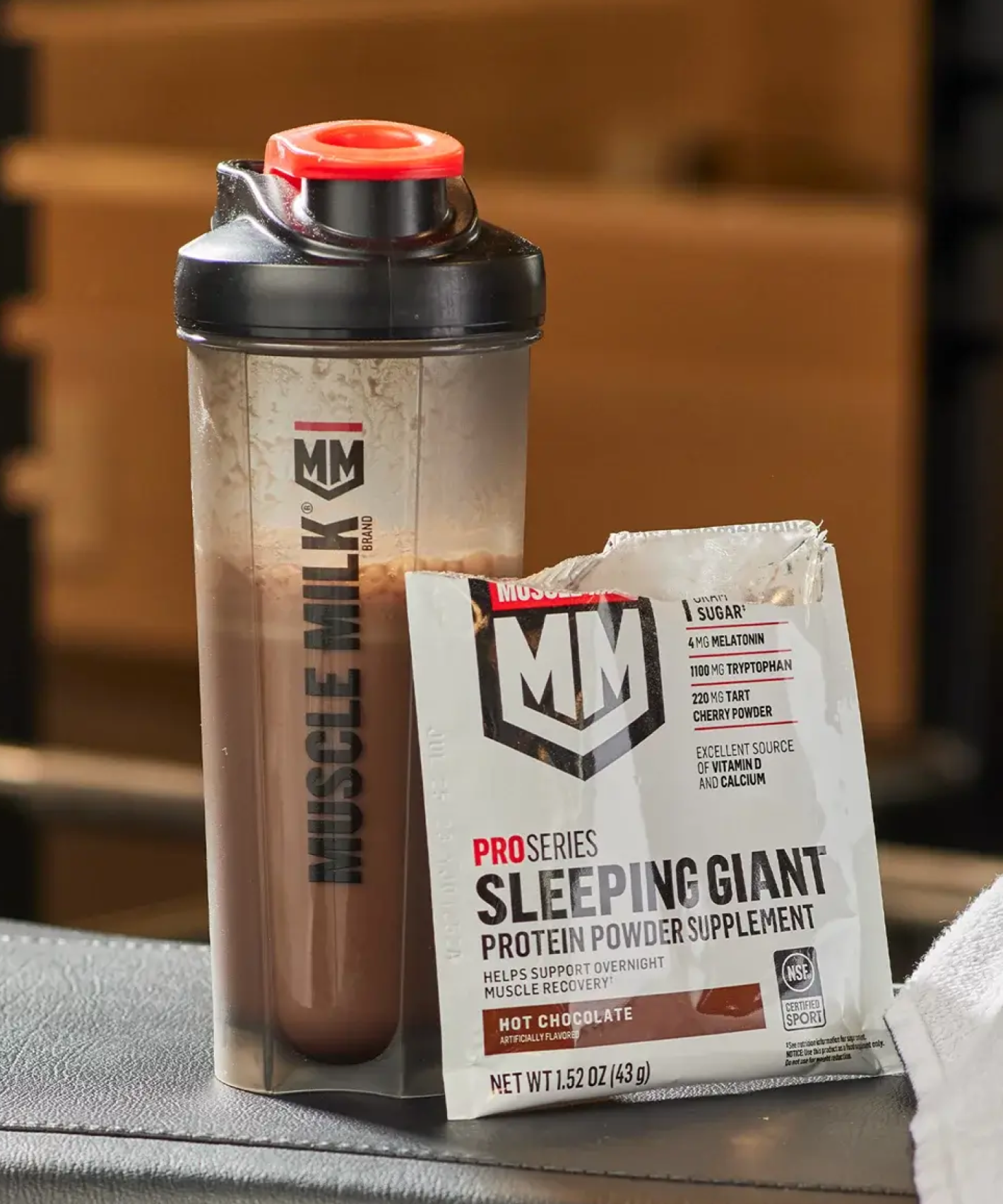 Muscle Milk Shaker Bottle - Transparent - Bottle - PDP Detail 2