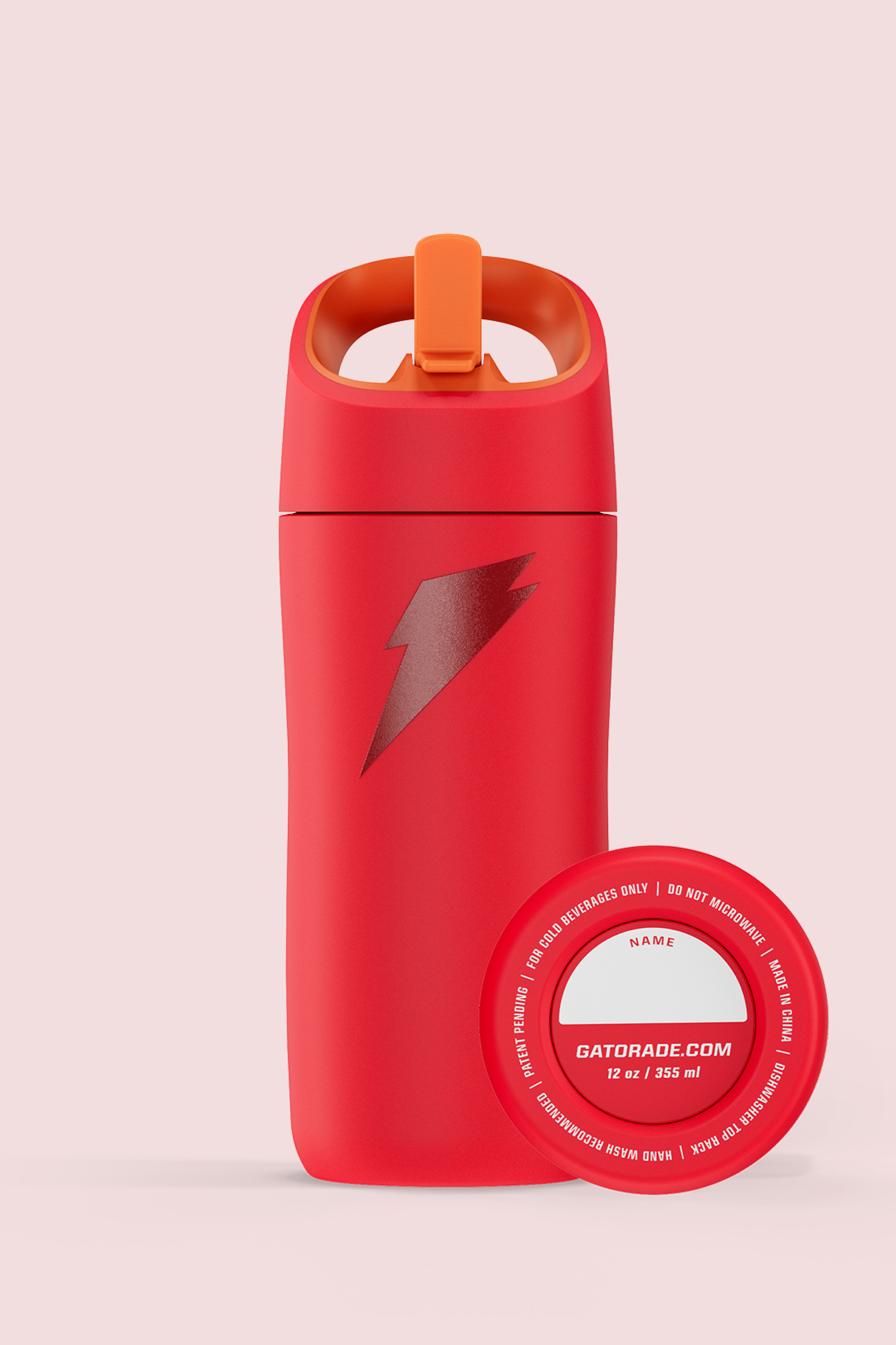 Rookie Stainless Steel Water Bottle - Red - PDP Detail 3