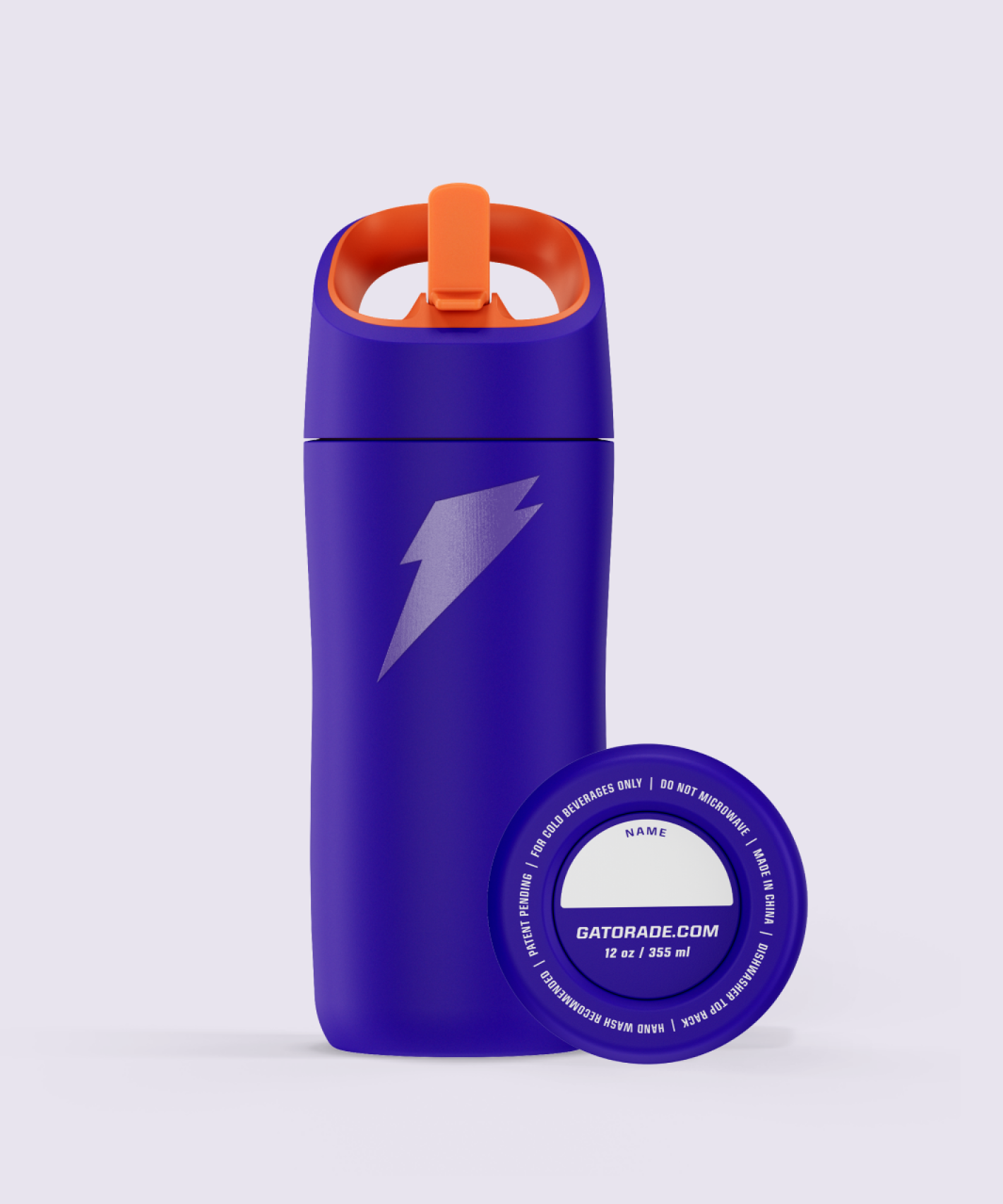 Rookie Stainless Steel Water Bottle - Purple - PDP Detail 4