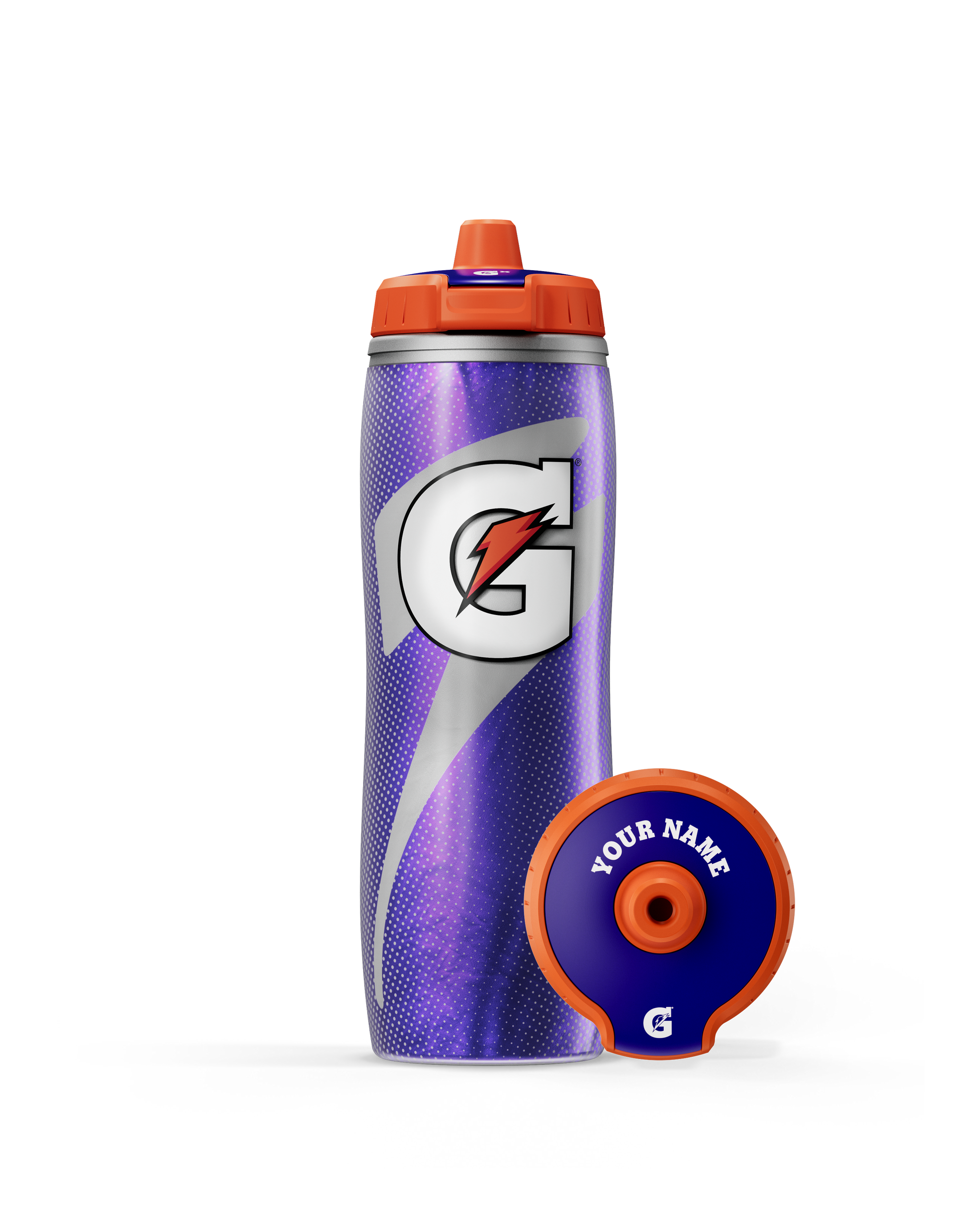 Insulated Squeeze Personalized Water Bottle