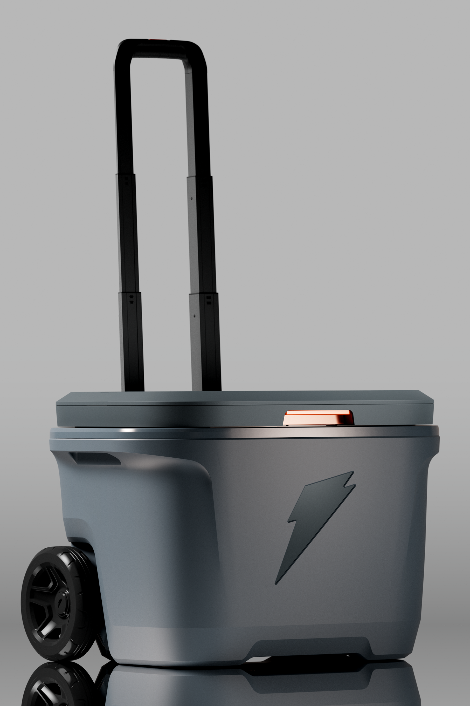 Huddle Rolling Cooler - Grey - Cooler - PDP Detail 2