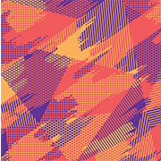 Gx Patterned Water Bottle - Clear - Glitched Guava
