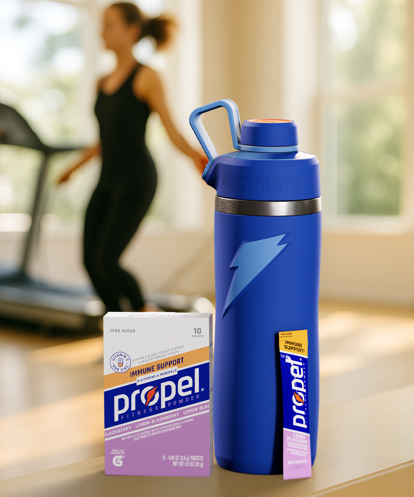 Propel Immune Support - Lemon Blackberry - Single Serve - PDP Detail 8