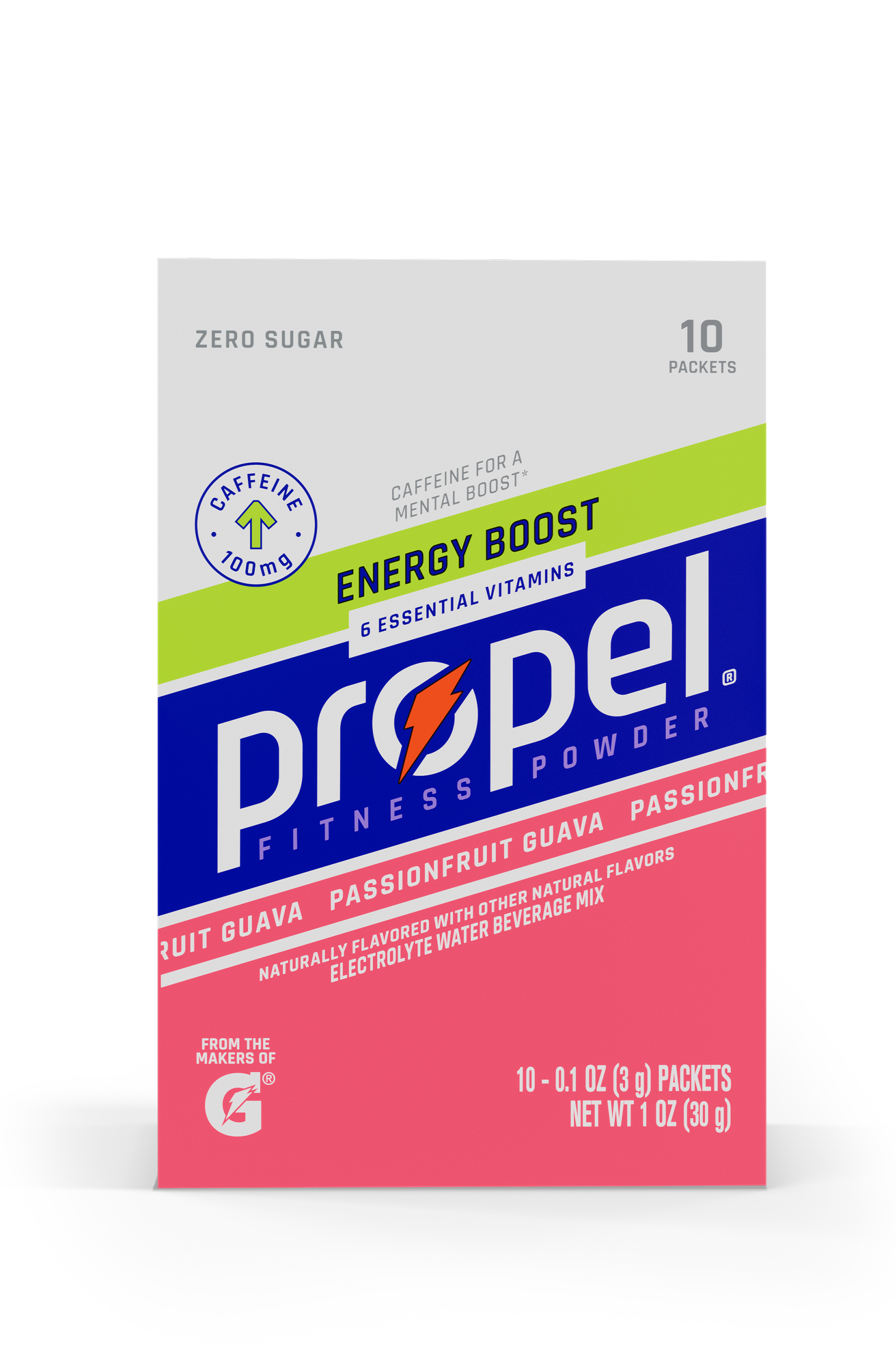 Propel Energy Boost - Passionfruit Guava - Single Serve - PDP Detail 5