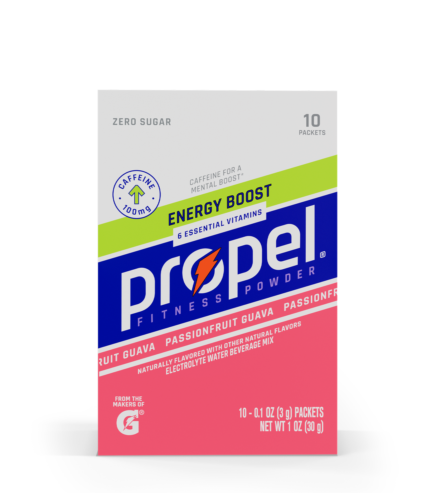 Propel Energy Boost - Passionfruit Guava - Single Serve - PDP Detail 6