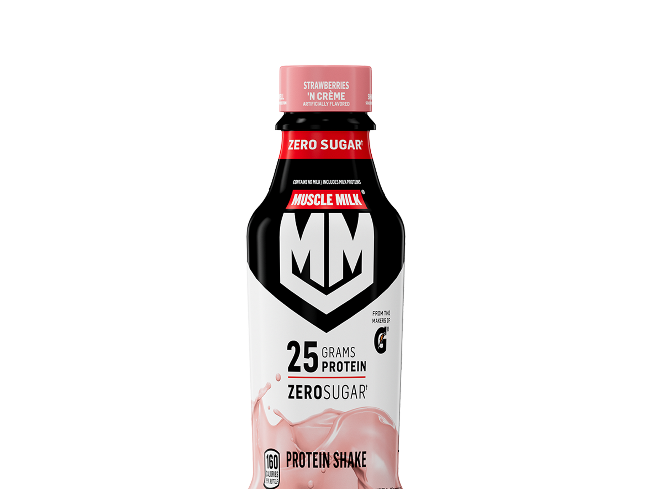 Muscle Milk Protein Shake - Strawberries 'n Crème - PDP Hero 1