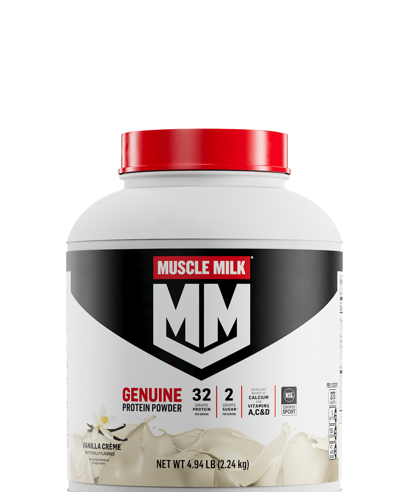 Muscle Milk Genuine - Vanilla Creme - PDP Hero 2