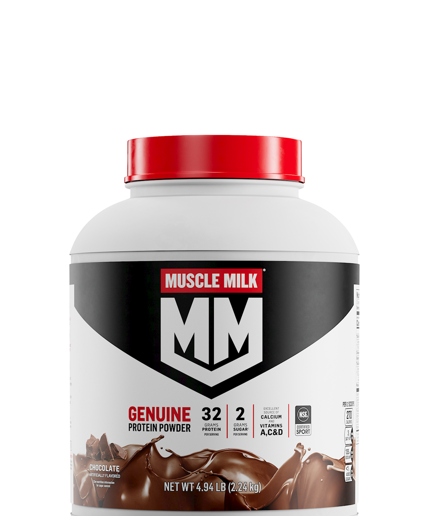 Muscle Milk Genuine - Chocolate - 4.94 lb - PDP Hero 2