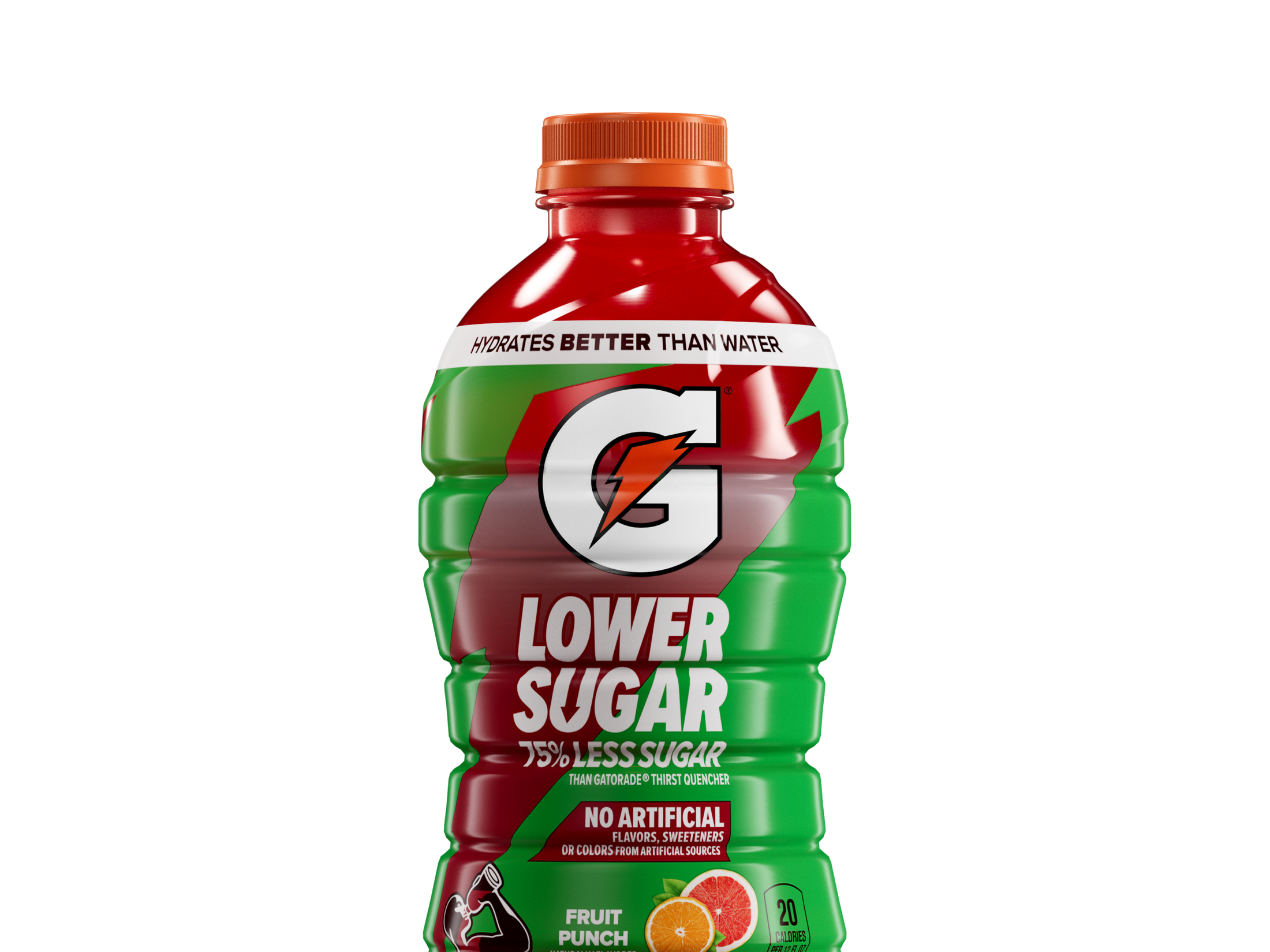 Gatorade Lower Sugar - Fruit Punch - 28 fl oz - PDP Hero 1
