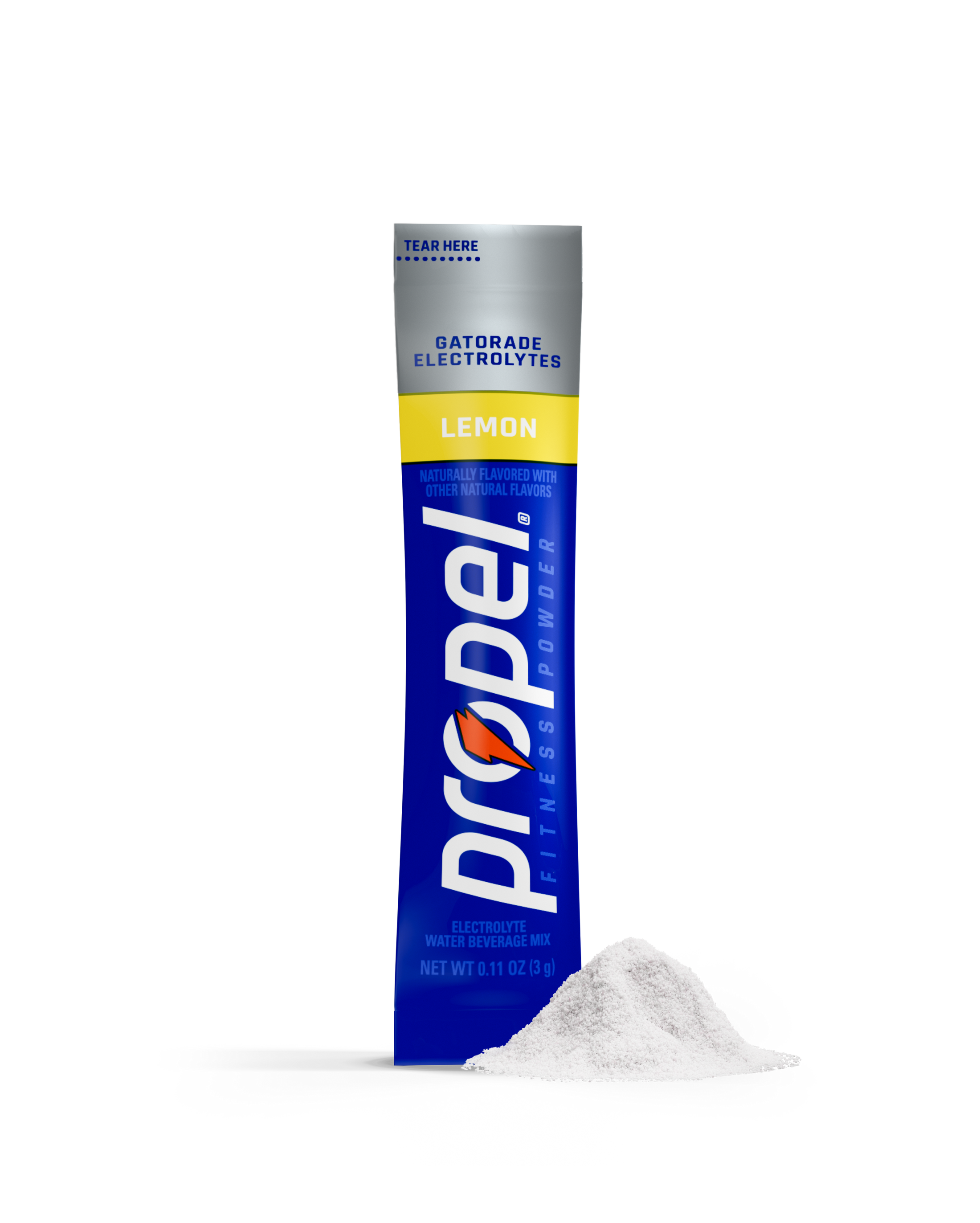 propel single serve powder lemon