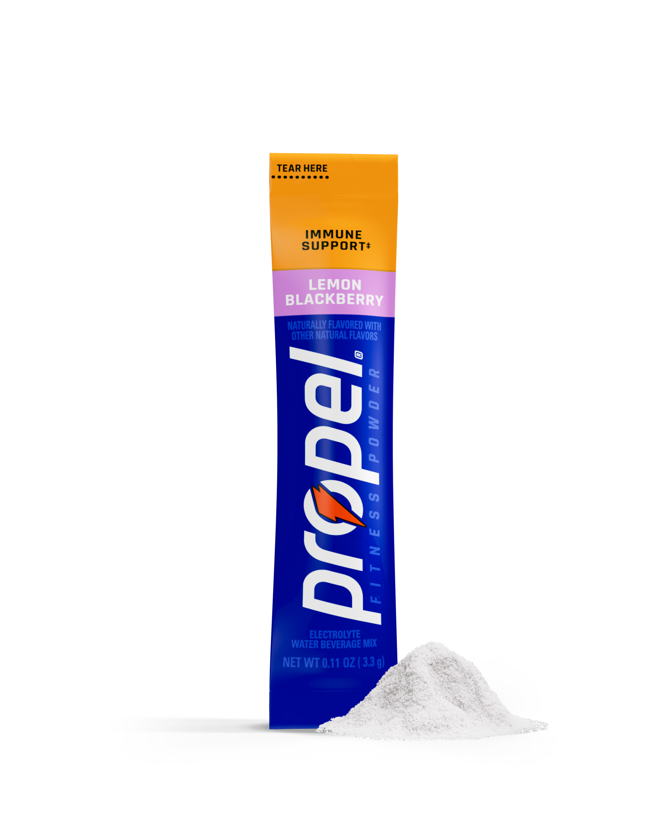 propel immune support single serve powder lemon blackberry