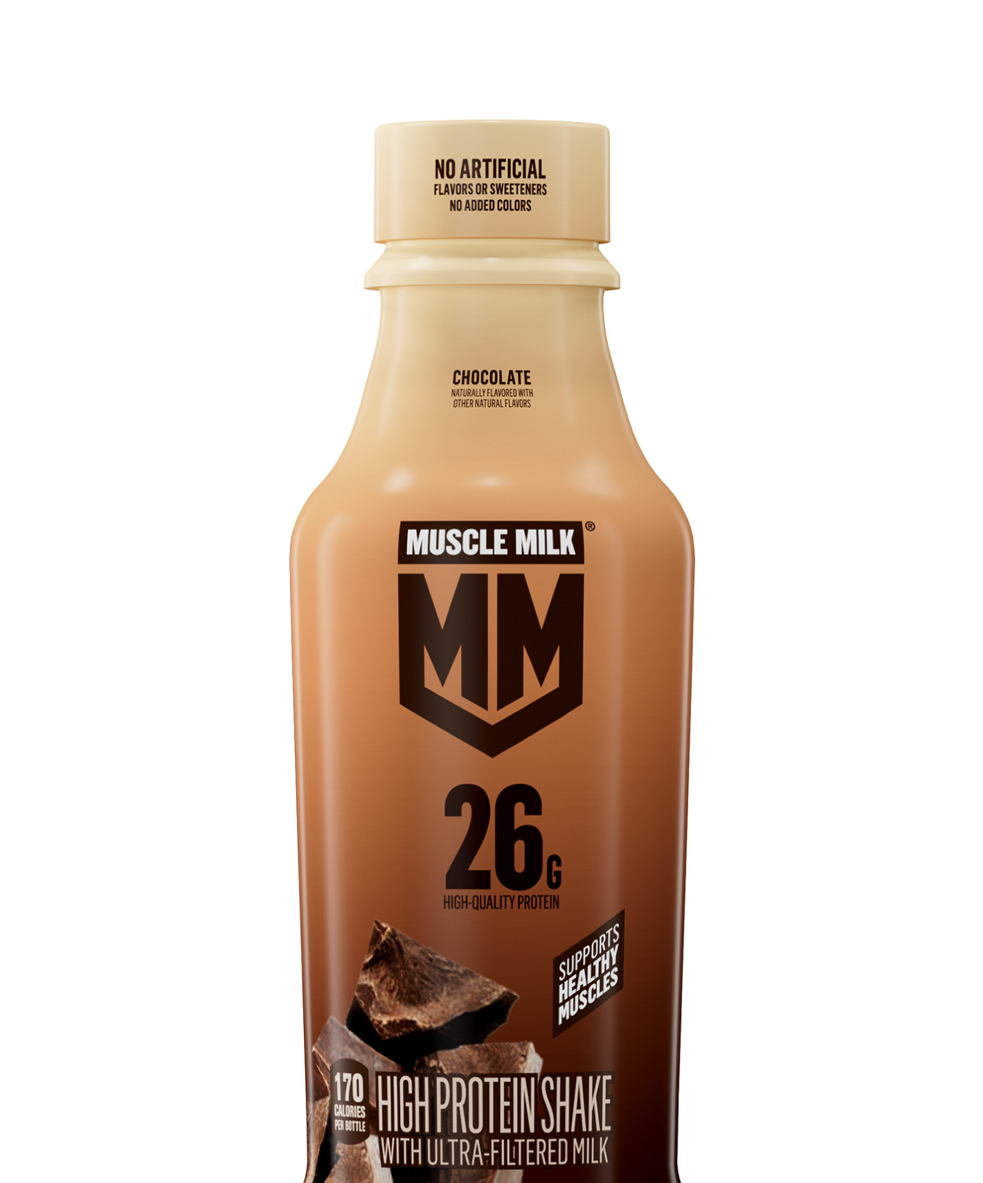 Muscle Milk Protein Shake - Chocolate - 14 fl oz - PDP Hero 2