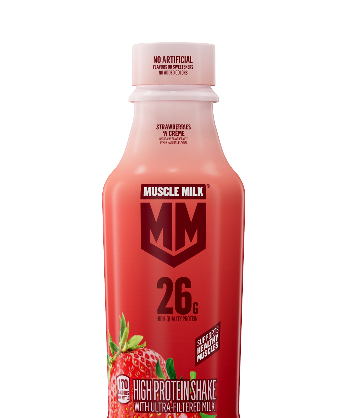 Muscle Milk Protein Shake - Strawberries 'n Crème - PDP Hero 2